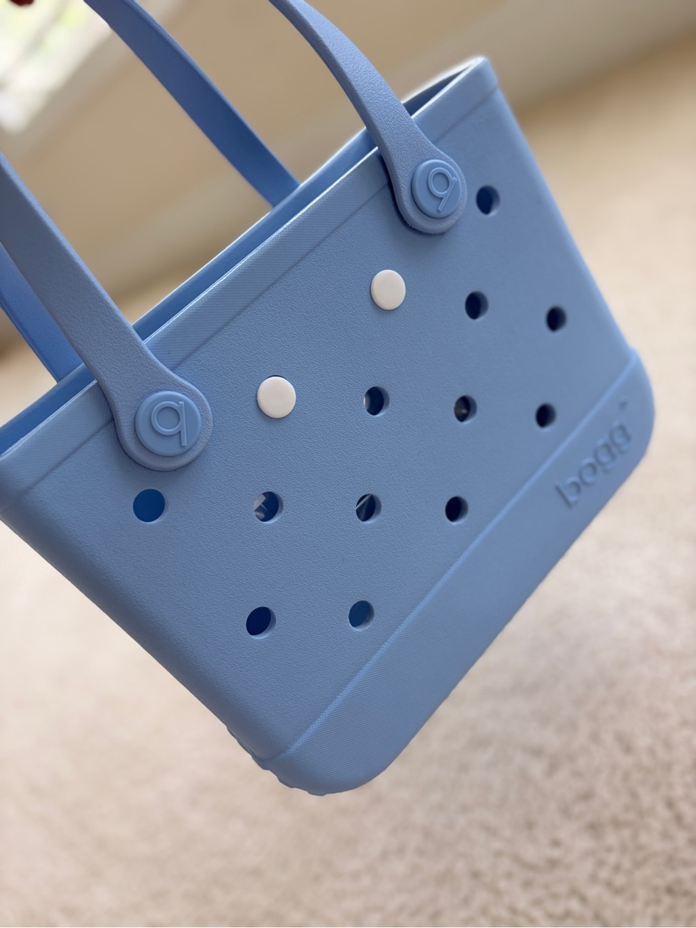 Bogg Mini Tote Bag Periwinkle Blue w/ Insert Pouch - Picture 4 of 5